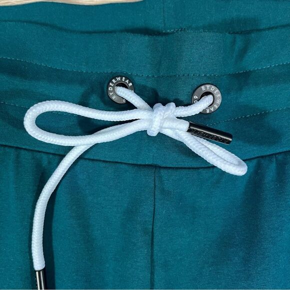 Ryderwear Womens Teal Drawstring Waist Leggings M - Picture 5 of 9